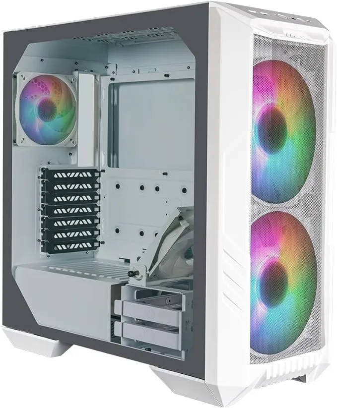 Cooler Master HAF 500 High Airflow ATX Mid-Tower (H500-KGNN-S00 | White