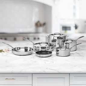 Cuisinart Custom-Clad 5-Ply Stainless Steel 10 Piece Cookware Set