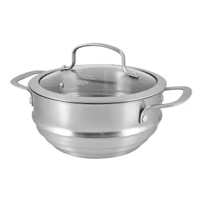 Cuisine::pro Swiss Tec Ceramic and Stainless Steel Steamer Set 20cm