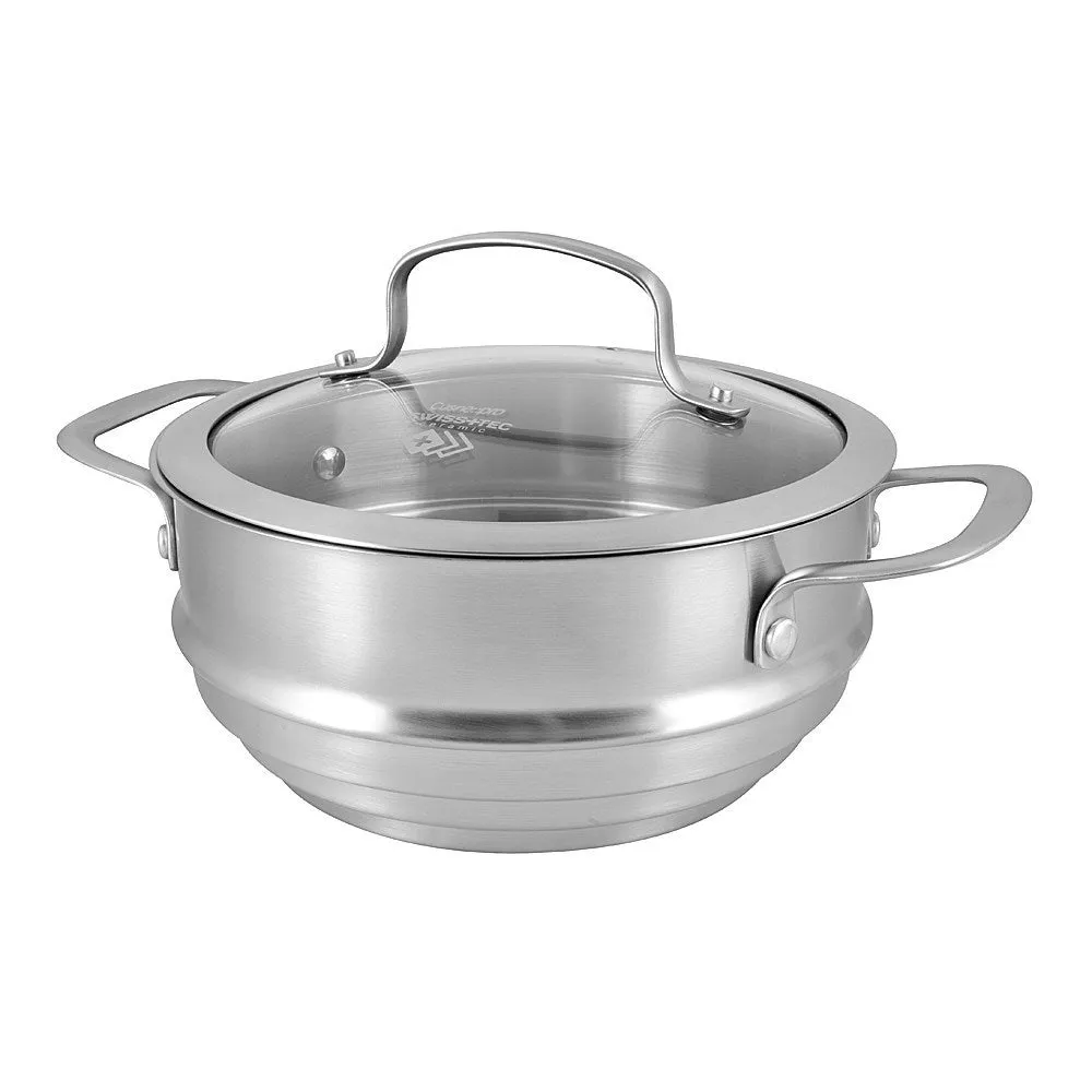 Cuisine::pro Swiss Tec Ceramic and Stainless Steel Steamer Set 20cm