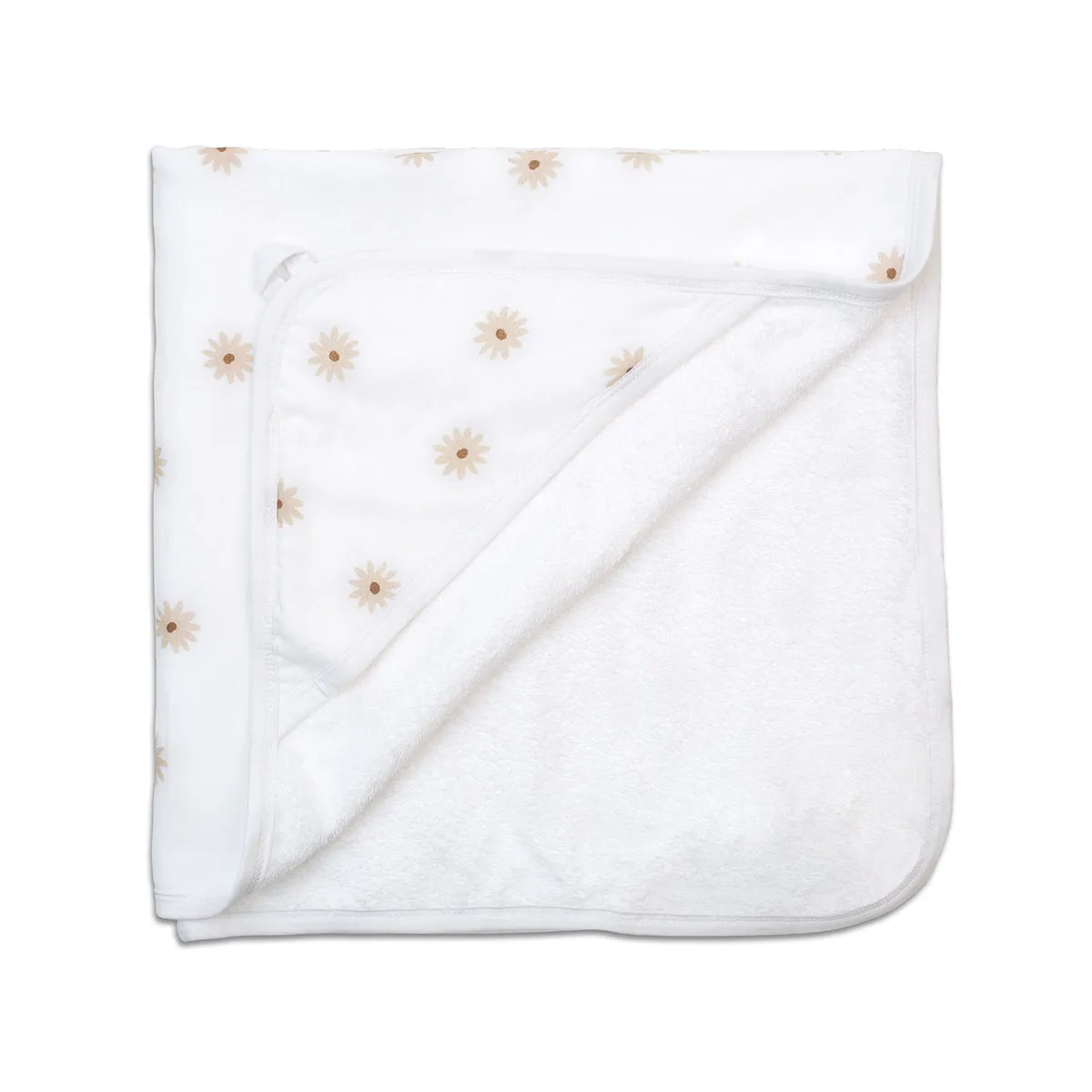 'Daisies' Hooded Towel by Lulujo