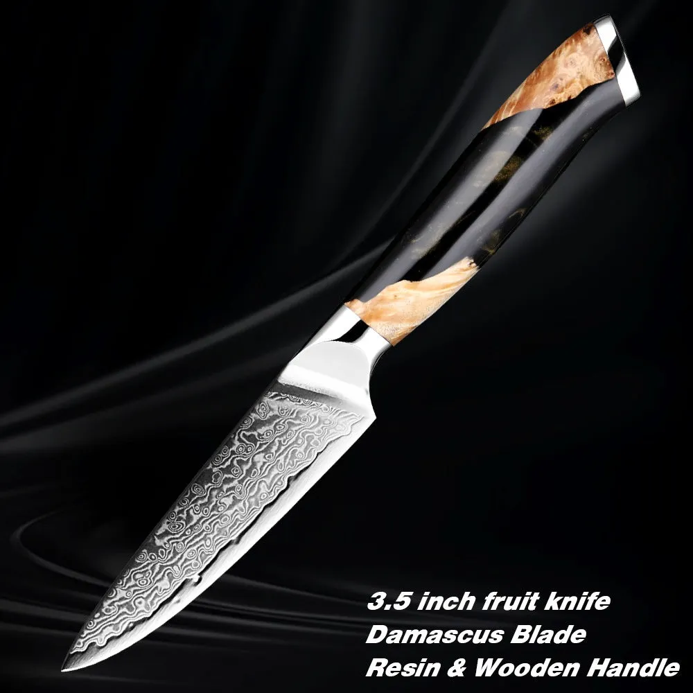 Damascus Steel Chef Knife Kitchen Professional Knives