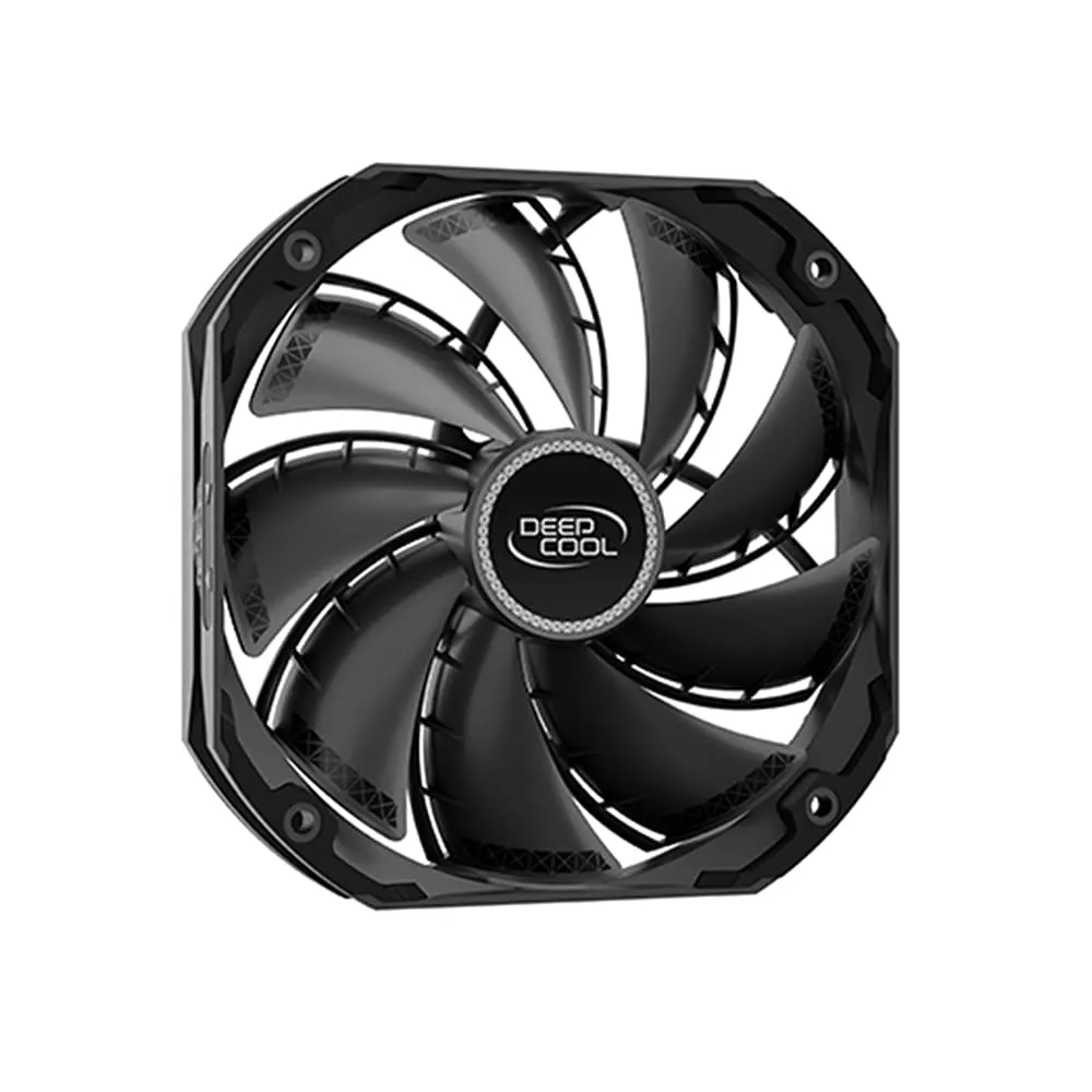 DeepCool AS500 CPU Air Cooler, Universal RAM Height Compatibility, 140mm PWM Fan, A-RGB Top Cover, 5 Heat Pipe Design for Intel Core/AMD Ryzen CPUs