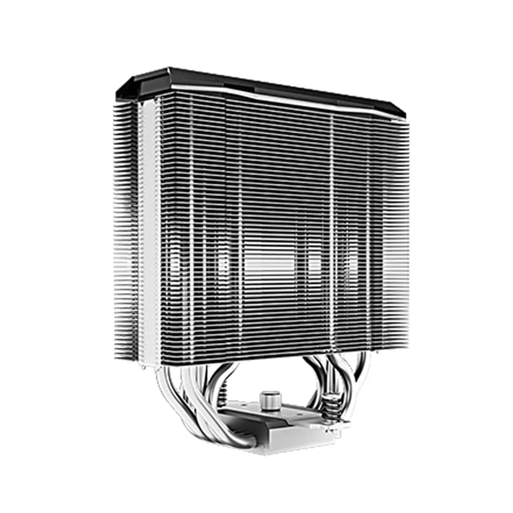 DeepCool AS500 CPU Air Cooler, Universal RAM Height Compatibility, 140mm PWM Fan, A-RGB Top Cover, 5 Heat Pipe Design for Intel Core/AMD Ryzen CPUs