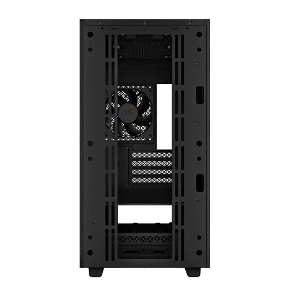 DEEPCOOL MATREXX 40 Mid-Tower Mini-ITX/M-ATX Computer Cabinet/Gaming Case -Black |Tempered Glass Side Panel with Rear: 1×120mm DC Fan Included