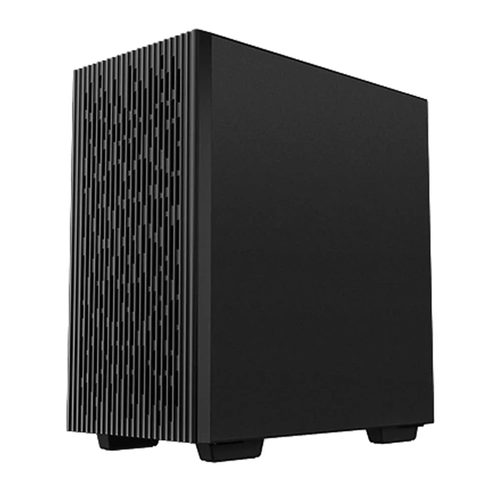 DEEPCOOL MATREXX 40 Mid-Tower Mini-ITX/M-ATX Computer Cabinet/Gaming Case -Black |Tempered Glass Side Panel with Rear: 1×120mm DC Fan Included