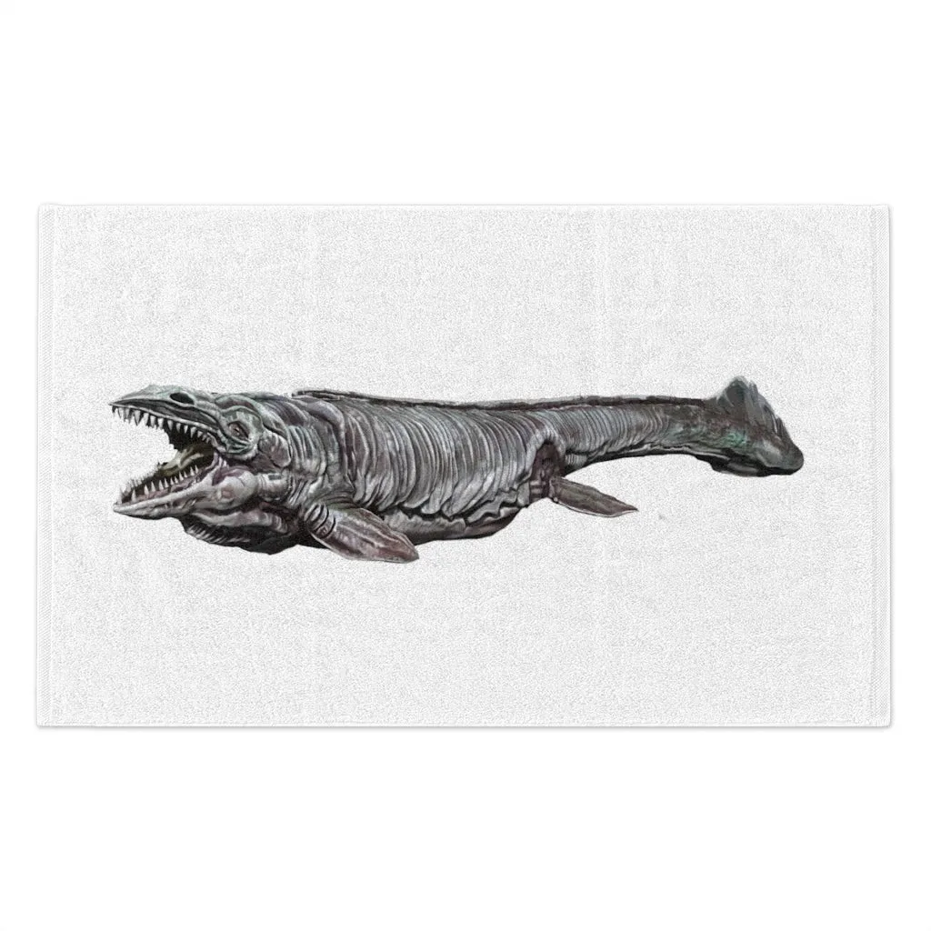 Dino Sea Creature Rally Towel, 11x18