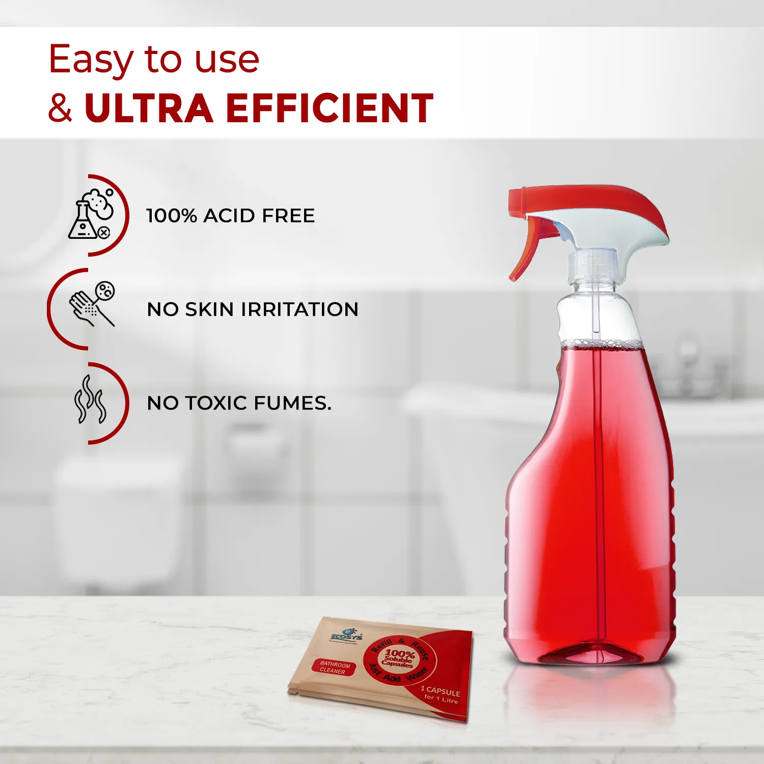 Disinfectant Toilet & Bathroom Cleaner | 5 litres