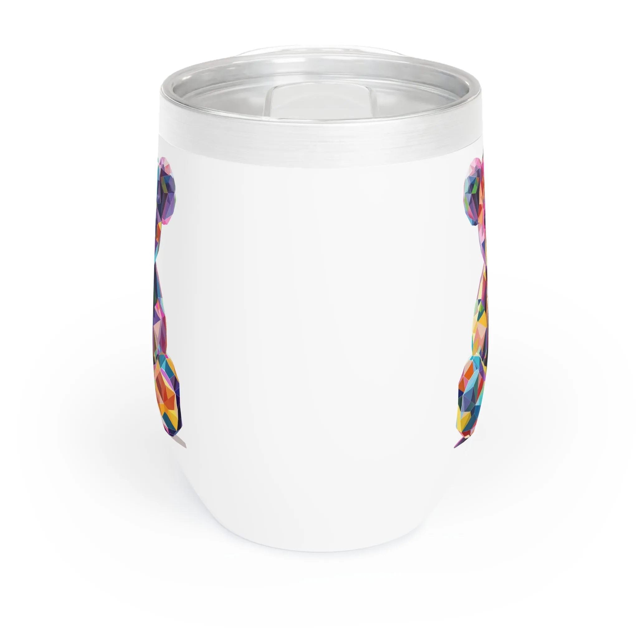 Diva Bear Purple Chill Wine Tumbler