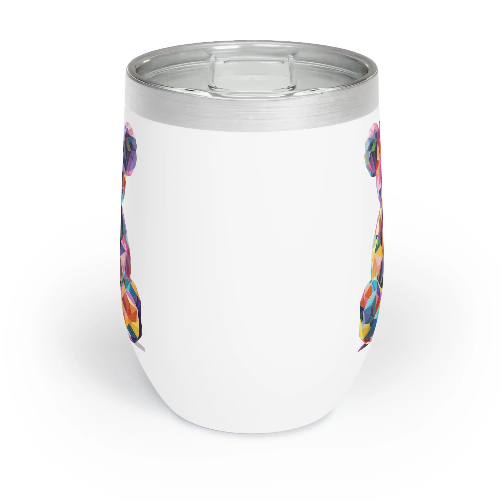 Diva Bear Purple Chill Wine Tumbler