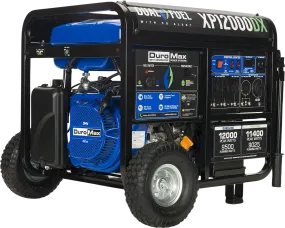 DuroMax XP12000DX 9500W/12000W Dual Fuel Gas Propane Generator with Electric Start and CO Alert New