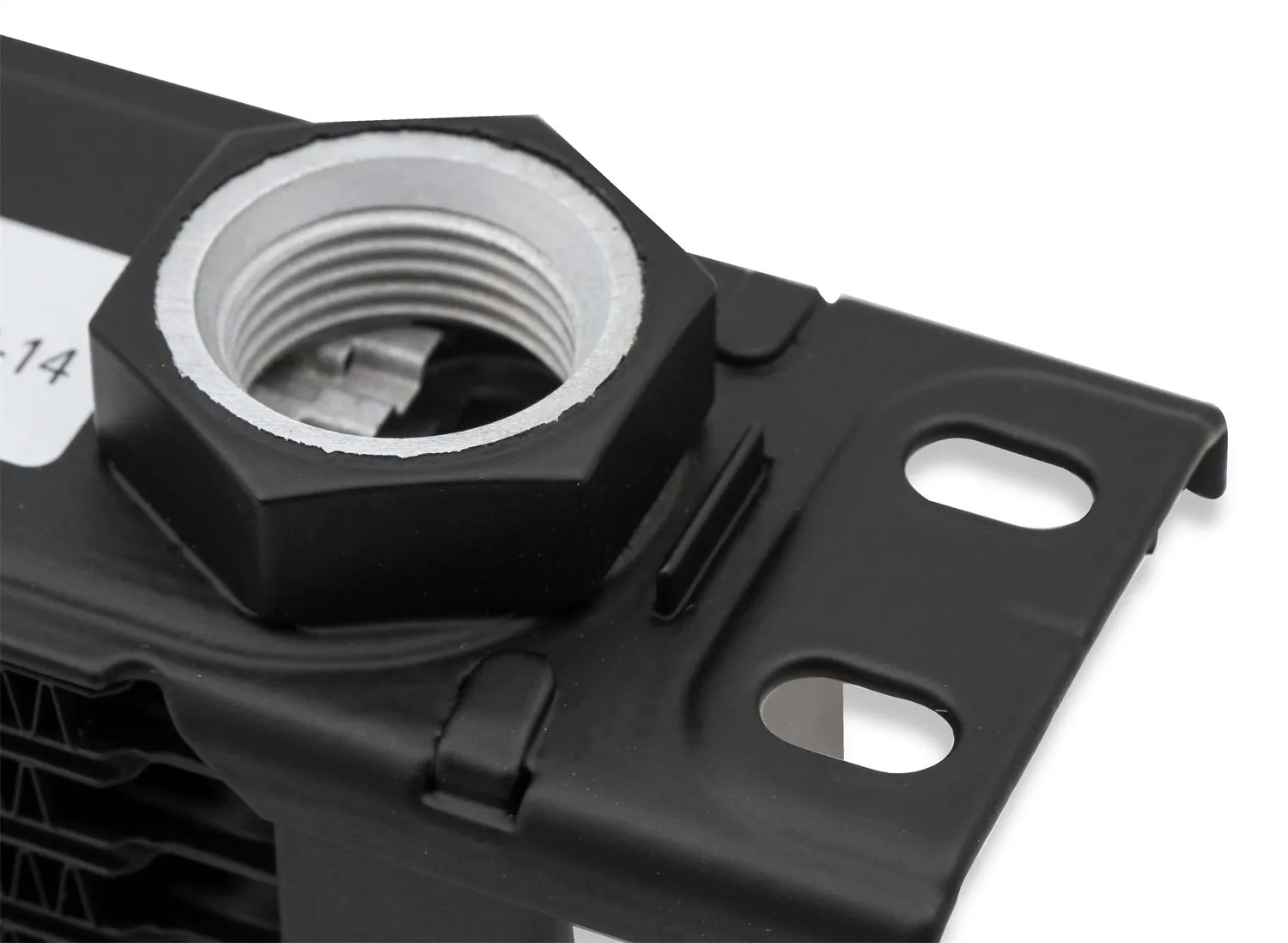 Earl's Performance 216ERL UltraPro Oil Cooler; Black; 16 Row; Narrow; 7/8-14 Female (-10 O-Ring Boss);