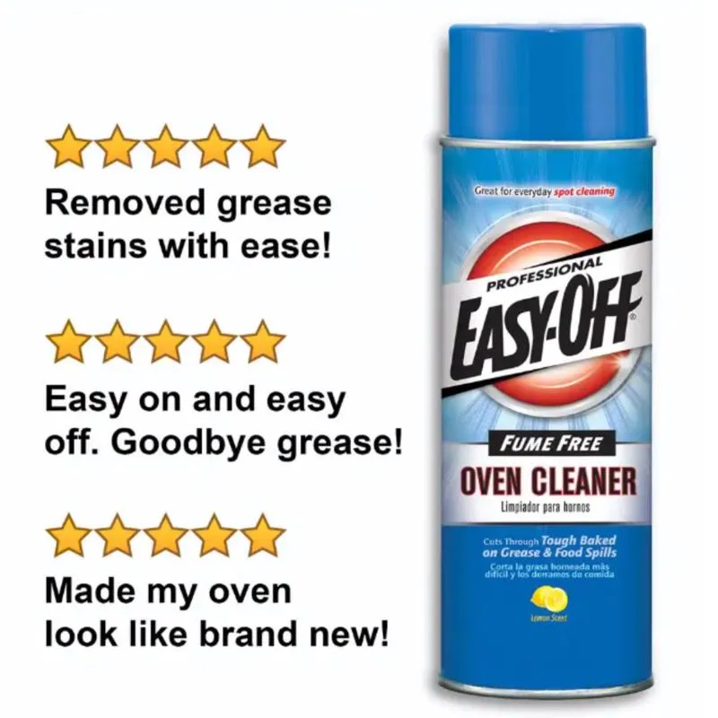 Easy-Off Lemon Scent Fume Free Oven Cleaner 14.5 oz Spray