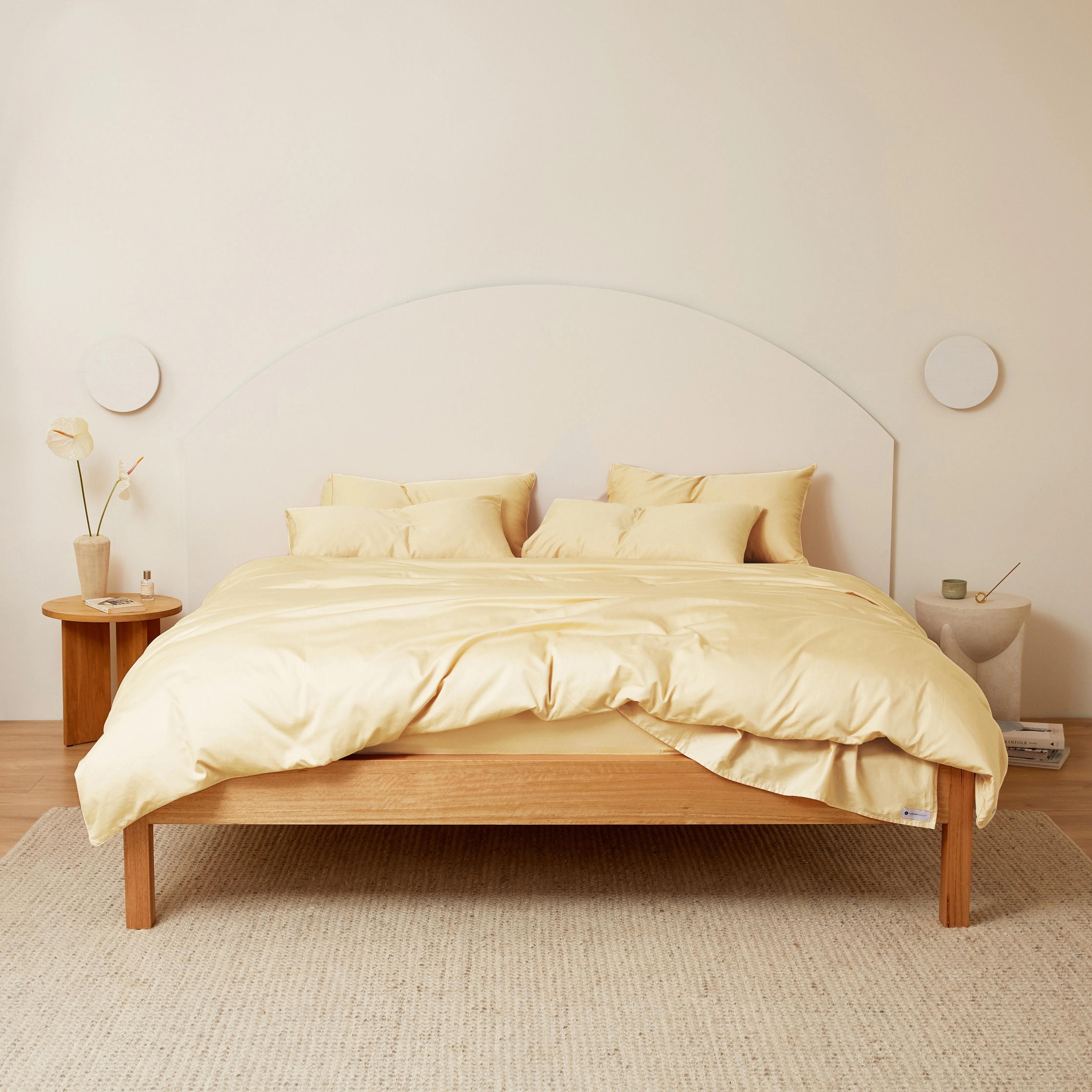 Eden Cotton - Butter Bed Sheets