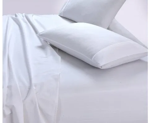 Elan Linen 100% Egyptian Cotton Vintage Washed 500TC Sheets Set - White