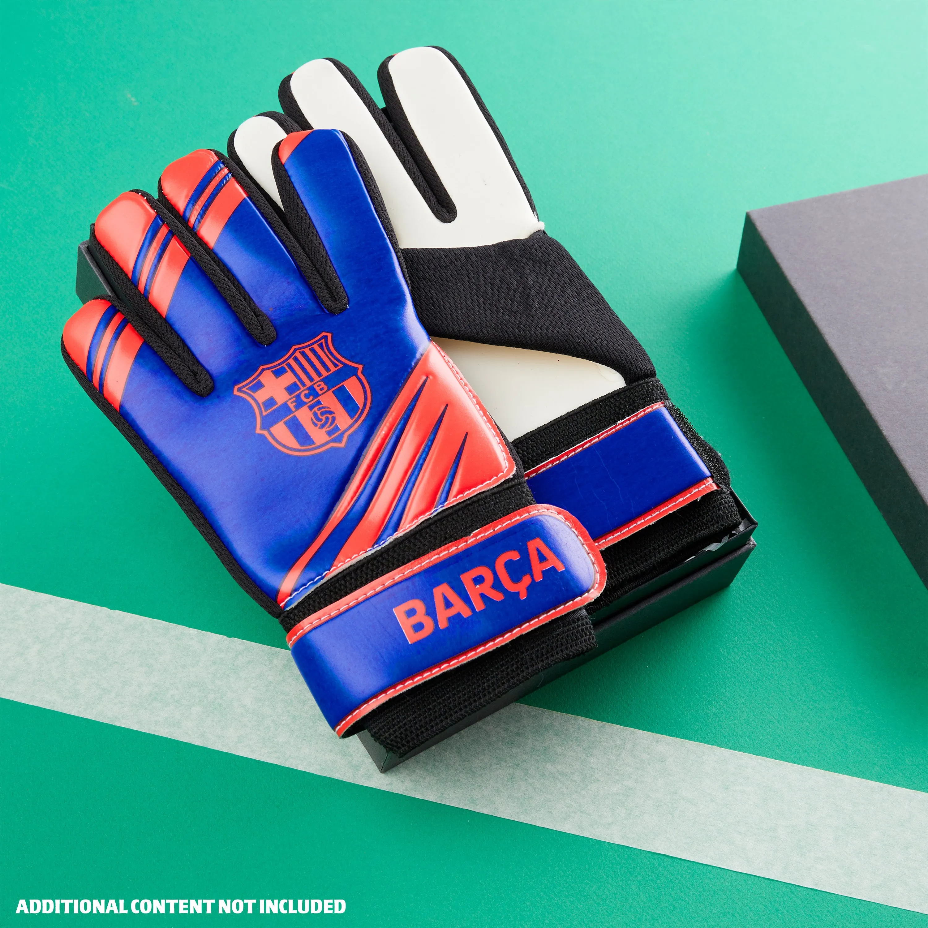 FC Barcelona Goalkeeper Gloves for Kids and Teenagers - Size 5