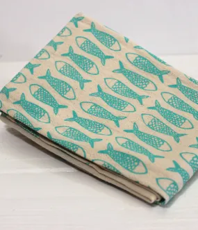 Fish Hand Towel | Turq