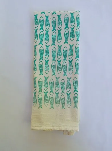 Fish Hand Towel | Turq