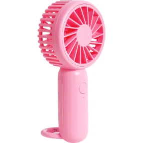 Flea Market Mini Handheld Fan (Pop Pink)