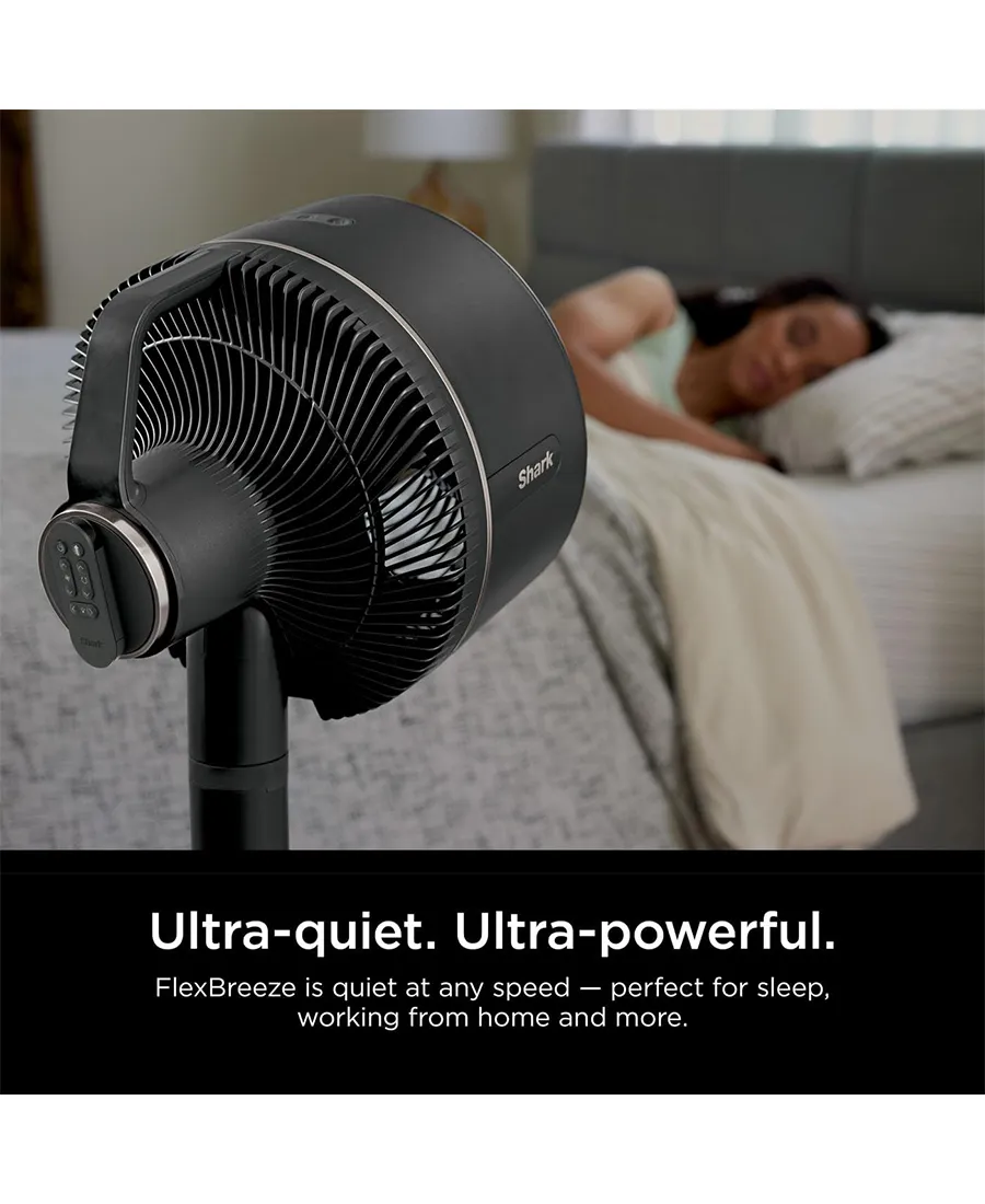 Flexbreeze High-Velocity Hybrid Cordless   Corded Fan | Black