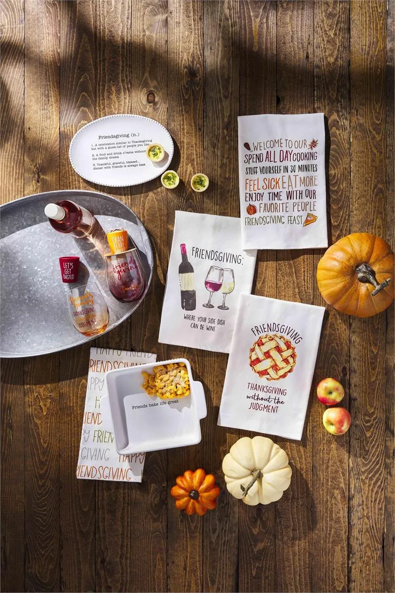 Friendsgiving Towels by Mud Pie