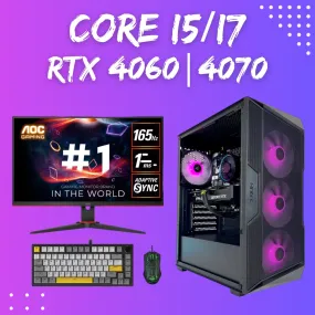 Gaming PC Bundle | Core I5/I7 | RTX 4060-4070 super | 32GB DDR5 AX61 Elite