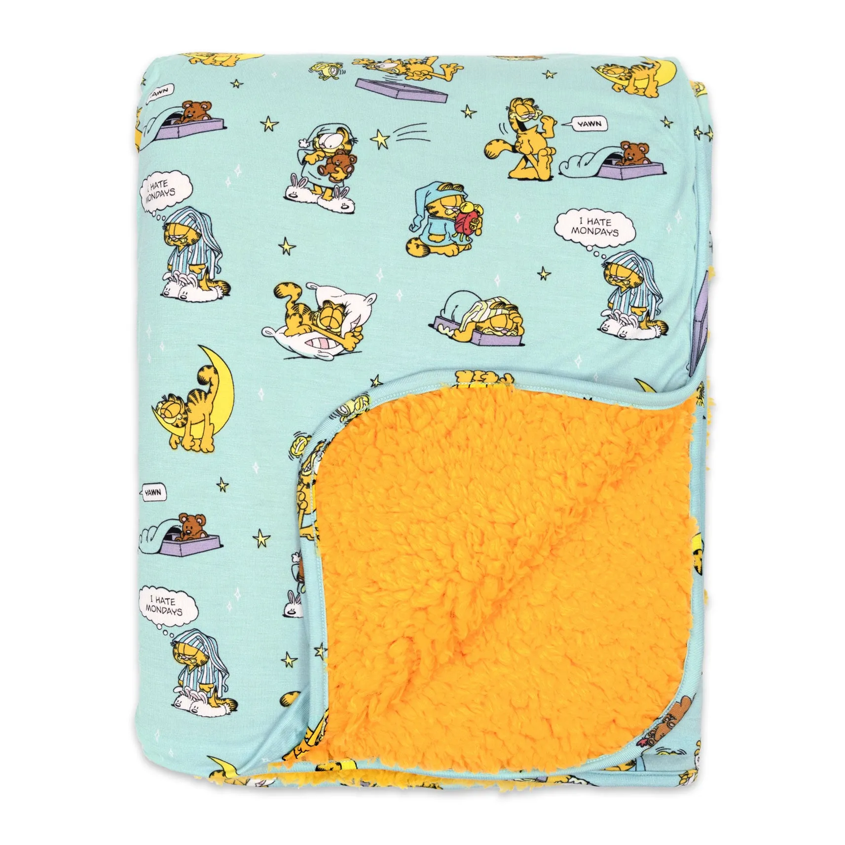 Garfield: Lazy Mondays Sherpa Blanket