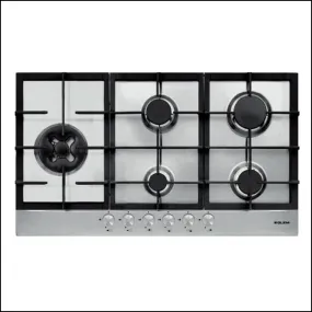 Glem FC95GWI 90cm Stainless Steel Gas Cooktop