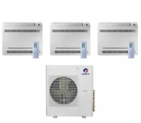 GREE Multi  Ultra Series 24,000 BTU 3-Zone Mini Floor Console 9K 9K 18K Ductless Mini-Split System