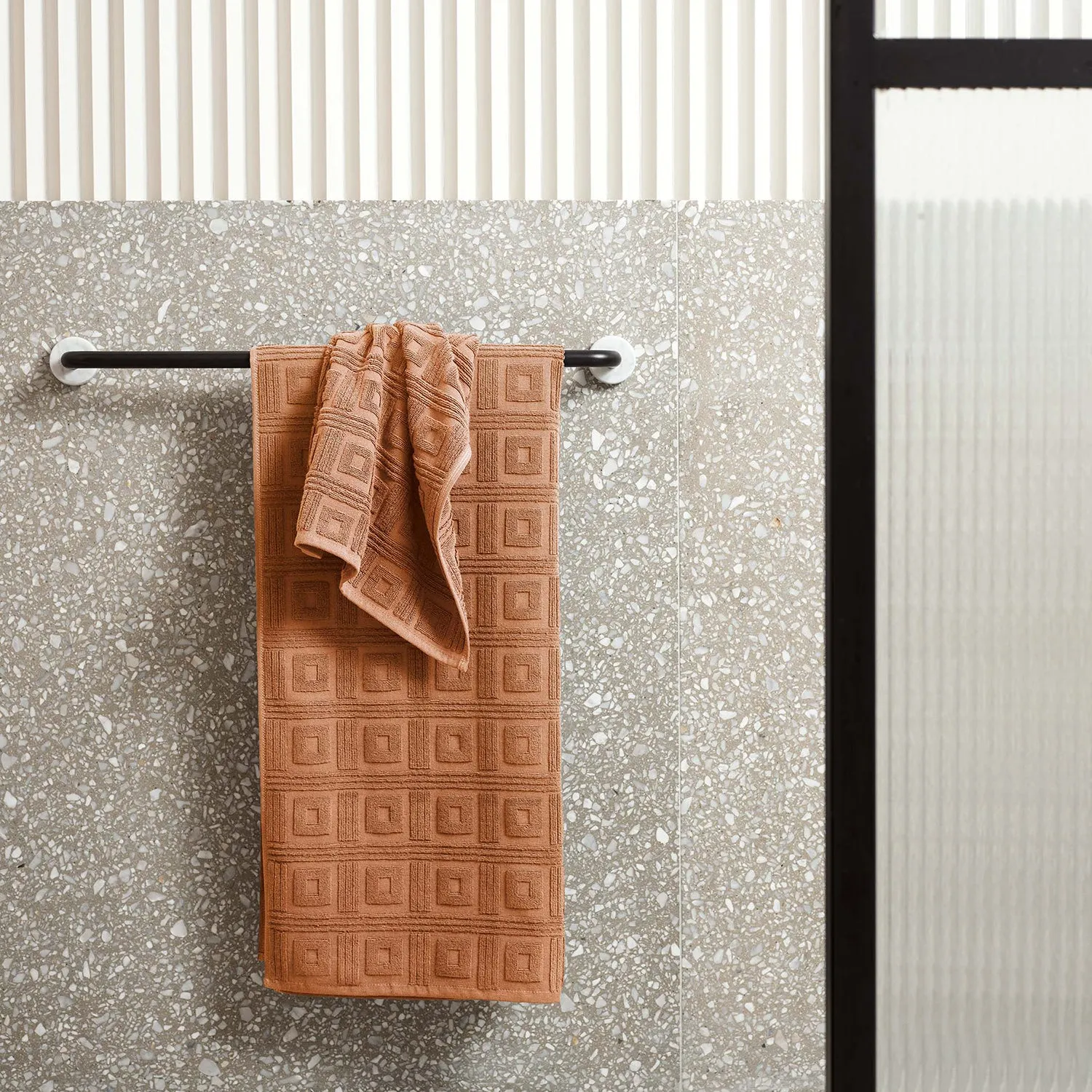 greg natale | astoria towelling collection | terracotta - DC