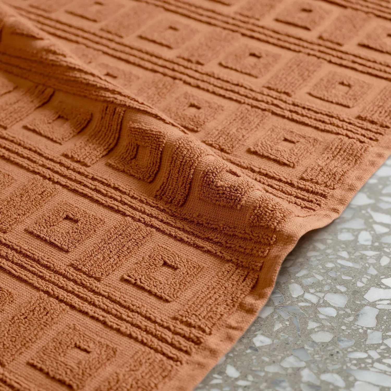 greg natale | astoria towelling collection | terracotta - DC