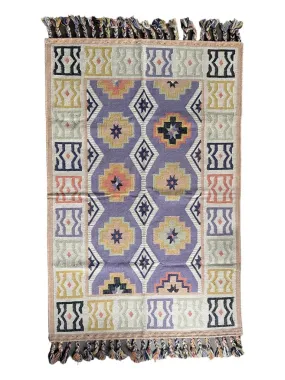 Hand Knotted Wool & Cotton RUG 59 (5x8 ft)