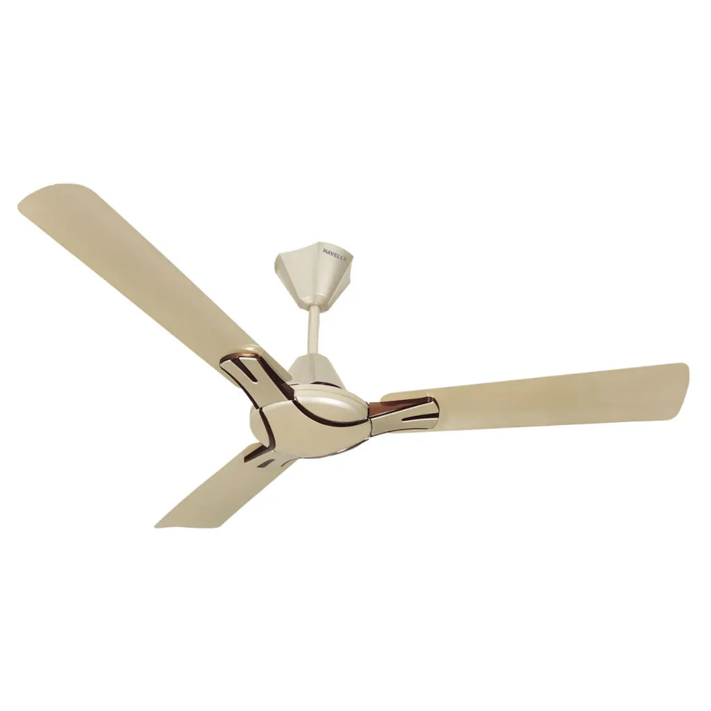 Havells Nicola Decorative Ceiling Fan 1400mm Gold Mist Copper