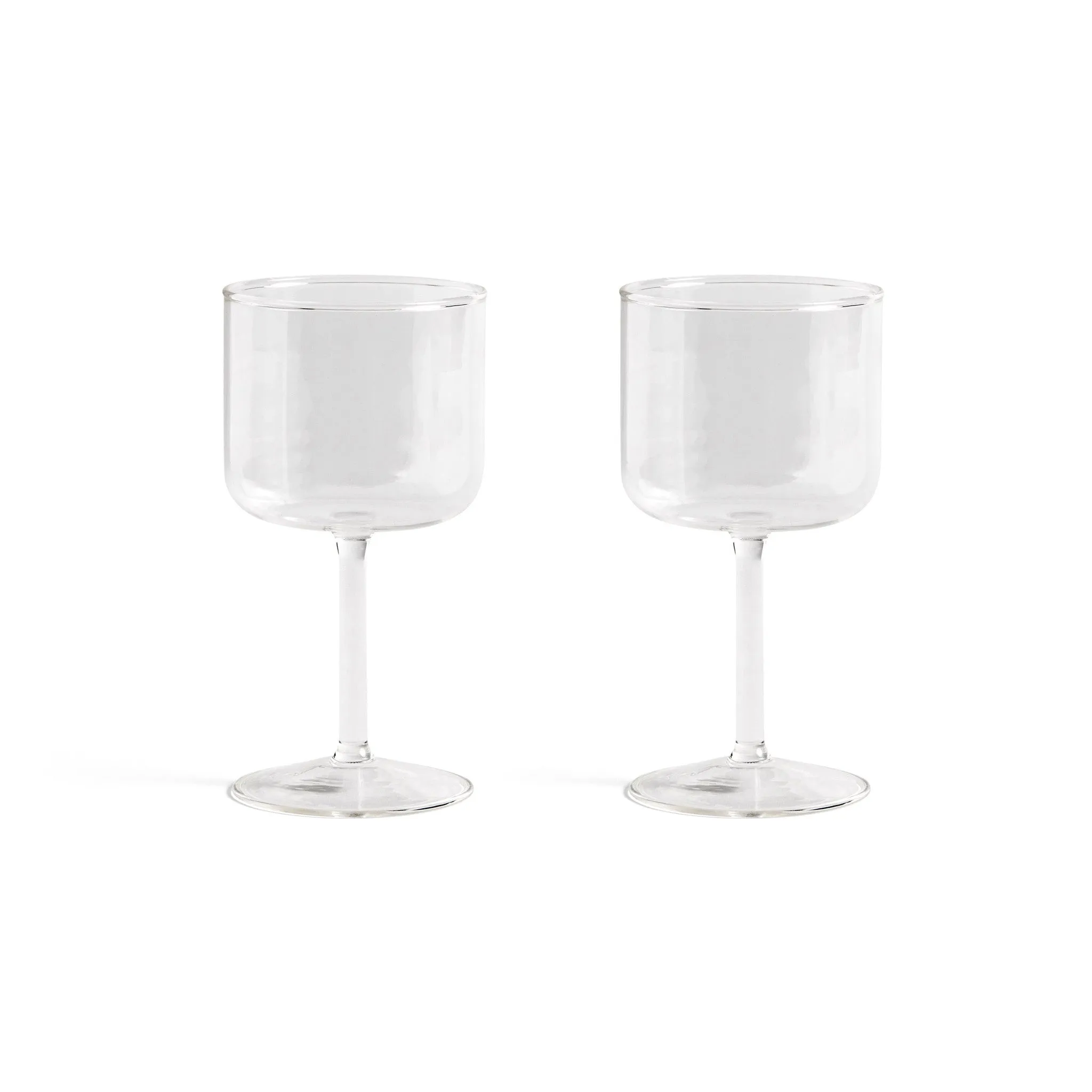 HAY Tint Wine Glasses - Set of 2 - Light Blue/ Clear