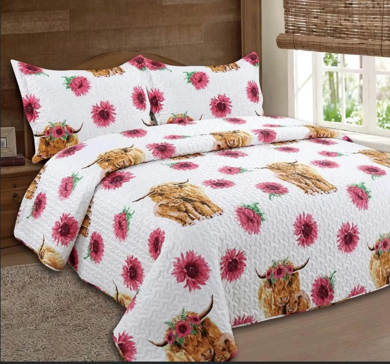 Highlander Cow Bedding Set