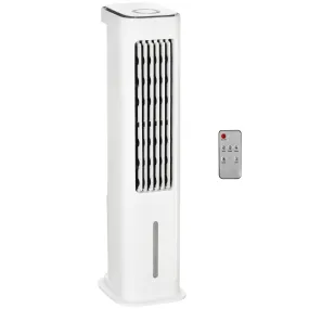 HOMCOM Evaporative Air Cooler with Timer, Oscillating, Ice Cooling Tower Fan