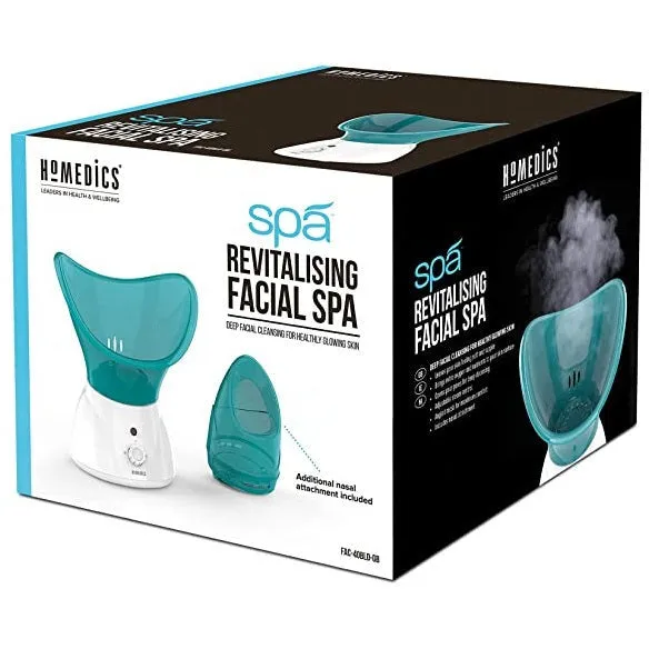 Homedics Revitalising Facial Spa Steamer - Blue | FAC-40-EU