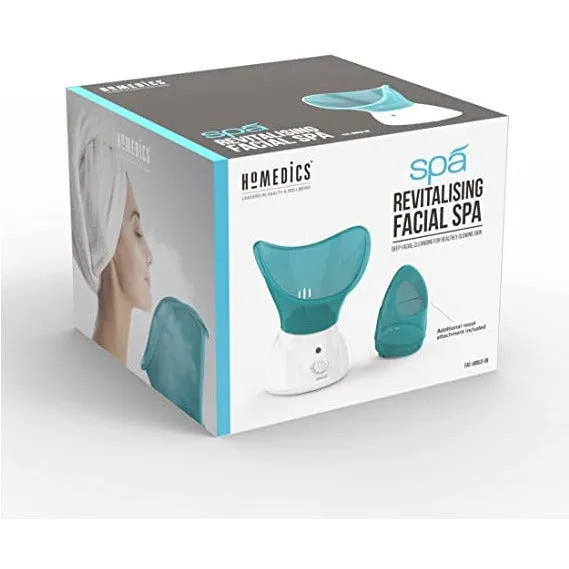 Homedics Revitalising Facial Spa Steamer - Blue | FAC-40-EU