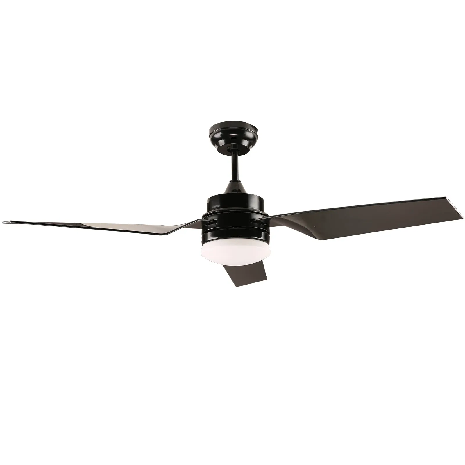 HONOLULU 132cm / 52 inch 3 Blade DC Modern Ceiling Fan with LED light 4000K Black