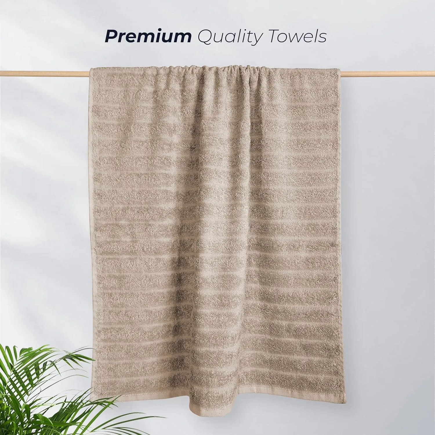 Hydro Cotton Ribbed Towels Highly Absorbent Luxurious Soft Lightweight Quick Dry, Jumbo Bath Sheet Packs & Towel Bale Sets Available by OLIVIA ROCCO