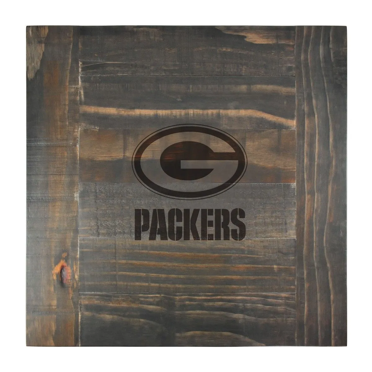 Imperial Green Bay Packers Reclaimed Side Table