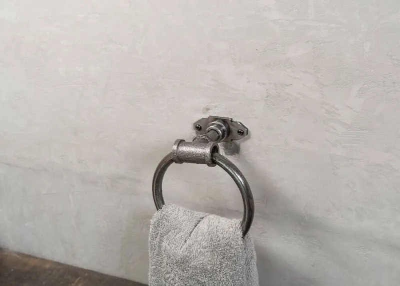 Industrial towel ring bathroom towel rail - Stanford