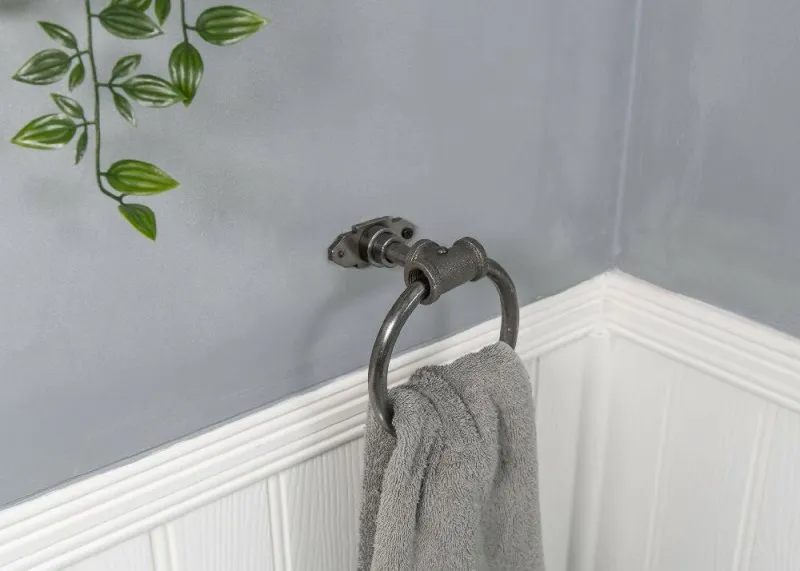 Industrial towel ring bathroom towel rail - Stanford