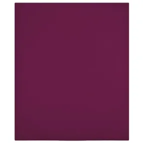 Jersey Fitted Sheet Bordeaux 100x200 cm Cotton