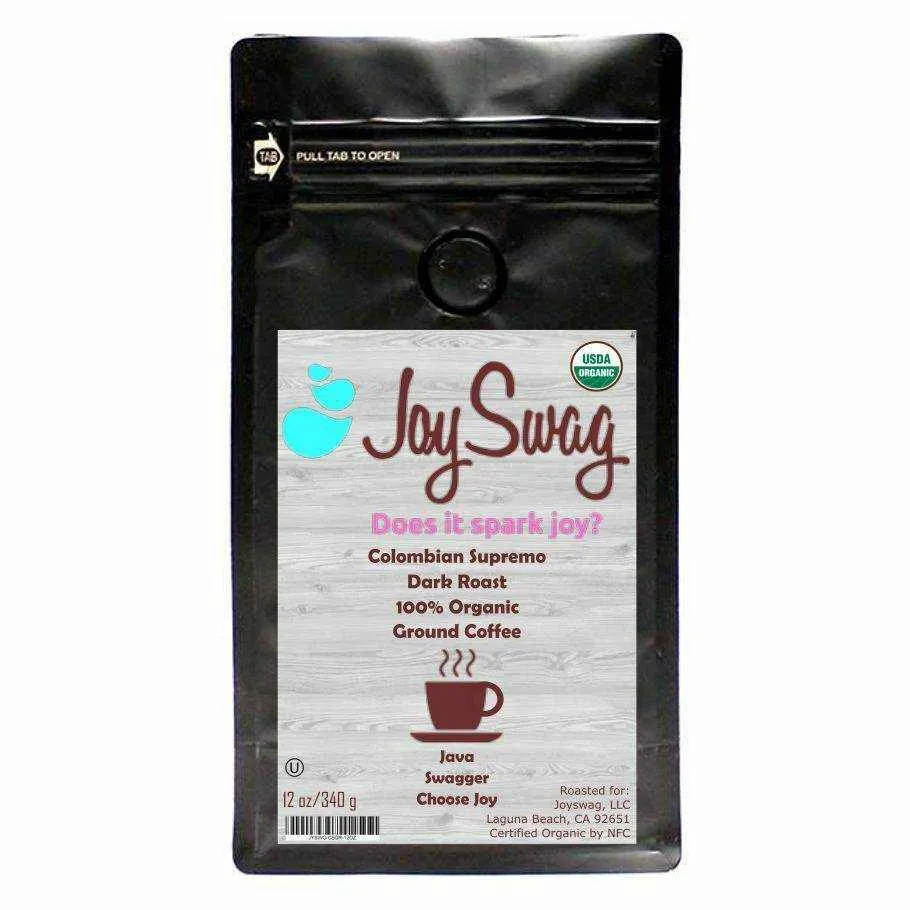 JoySwag Coffee Colombian Supremo Direct Trade Micro-Roast Certified Kosher