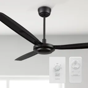 Kade 56 inch DC Motor Ceiling Fan with Remote and Wall Switch(NO LED)