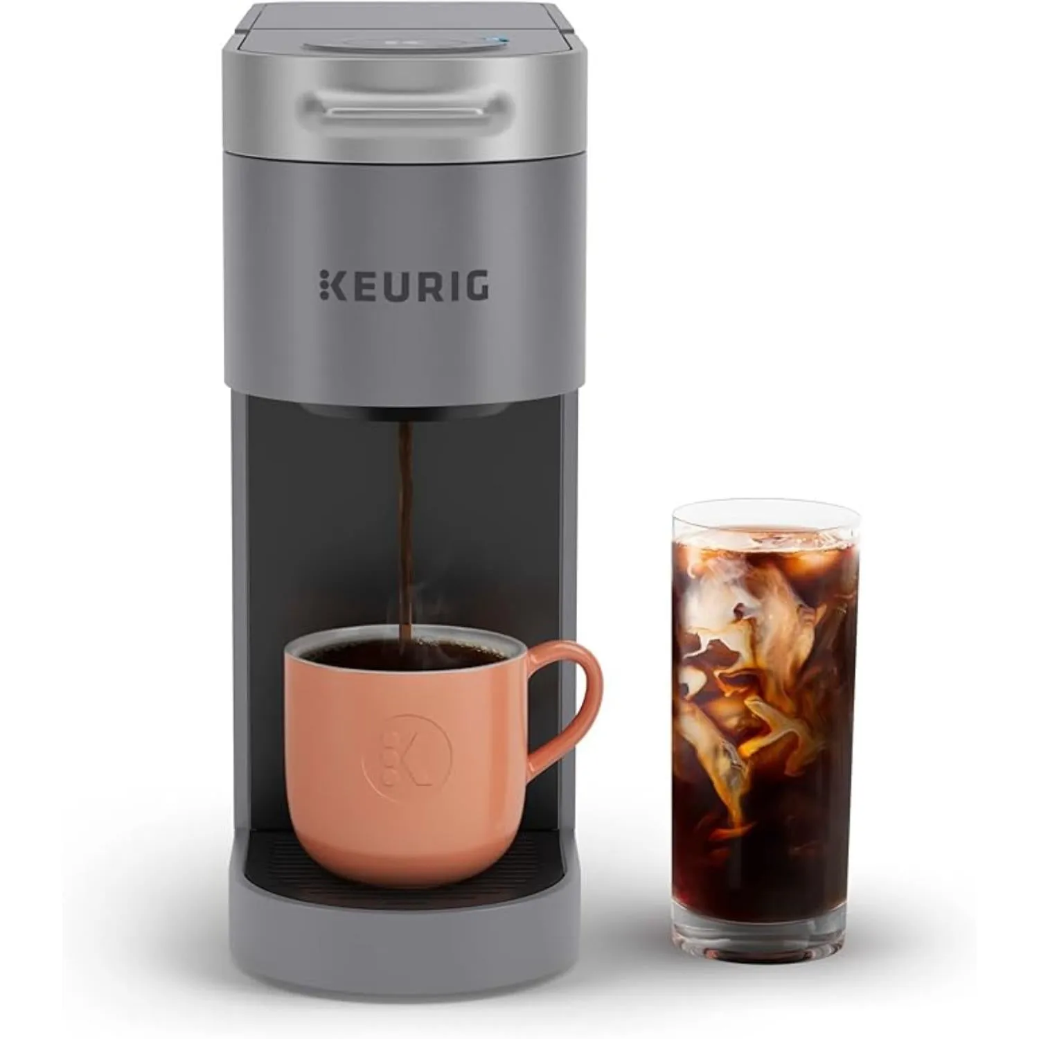 Keurig 500.0365009 K-Slim   ICED Single Serve Coffee Maker Brews 8 to 12oz. Cups Gray