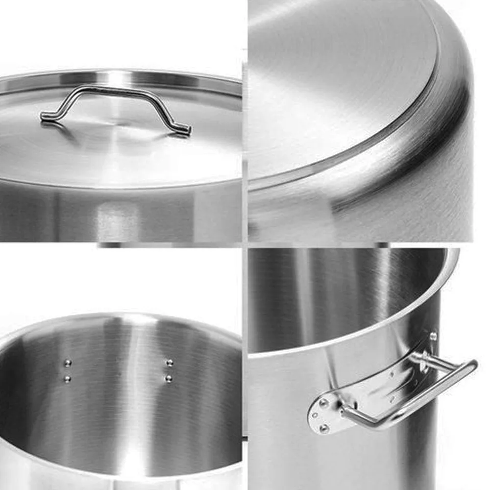 KH Classik Chef Stainless Steel Stockpot & With Lid - 8L