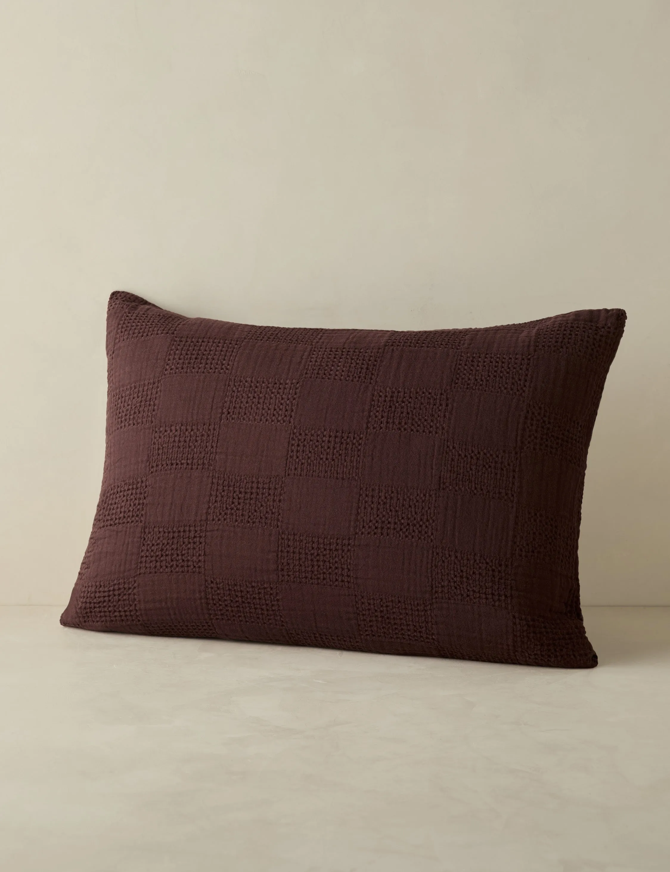 Kingsley Textured Cotton Sham