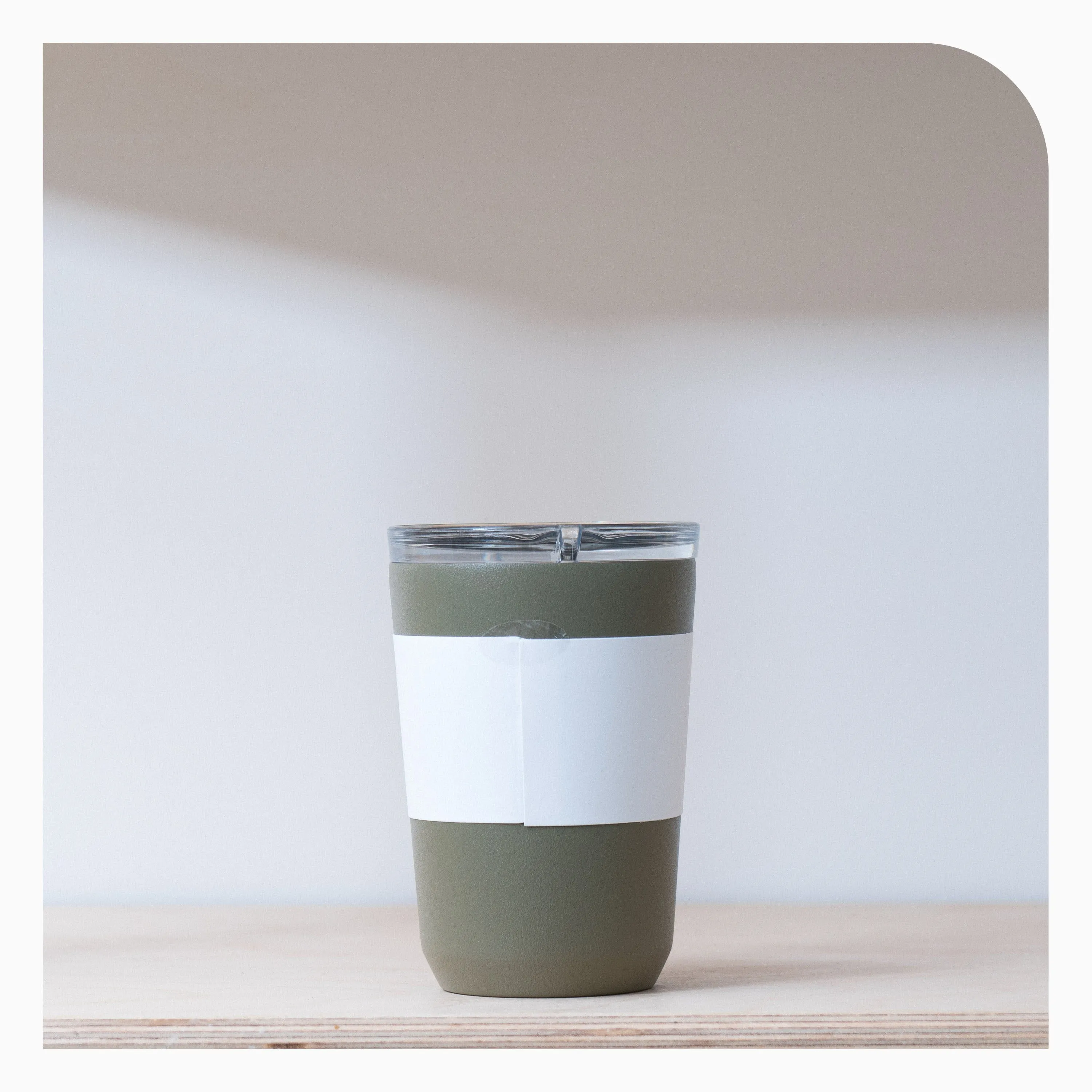 Kinto Re-usable Takeaway Cup - 360ml Khaki